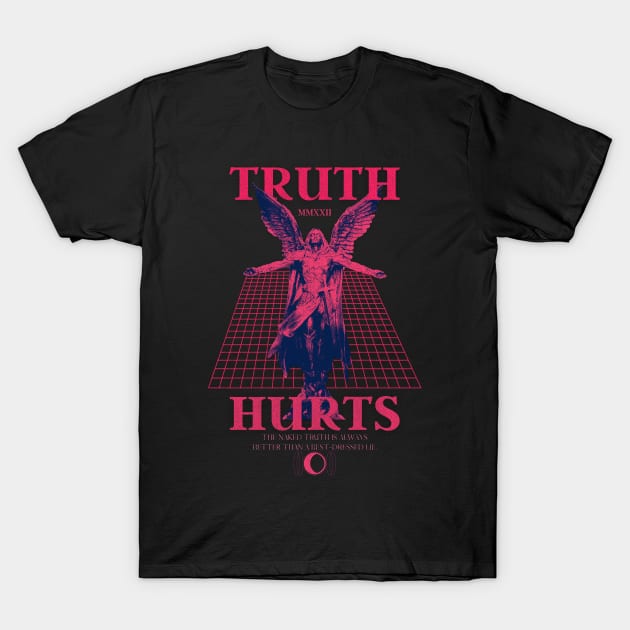 Streetwear Truth Hurts Angel Statue T-Shirt by StreetGlory